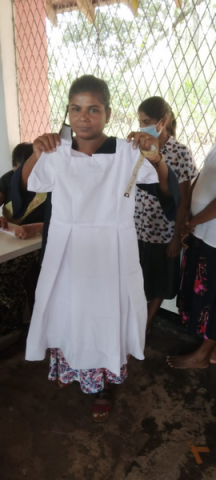 A garment sewing program under the rural revival program / Homagama (2022-11-10)